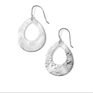 Ippolita Crinkle Small Open Teardrop Earrings